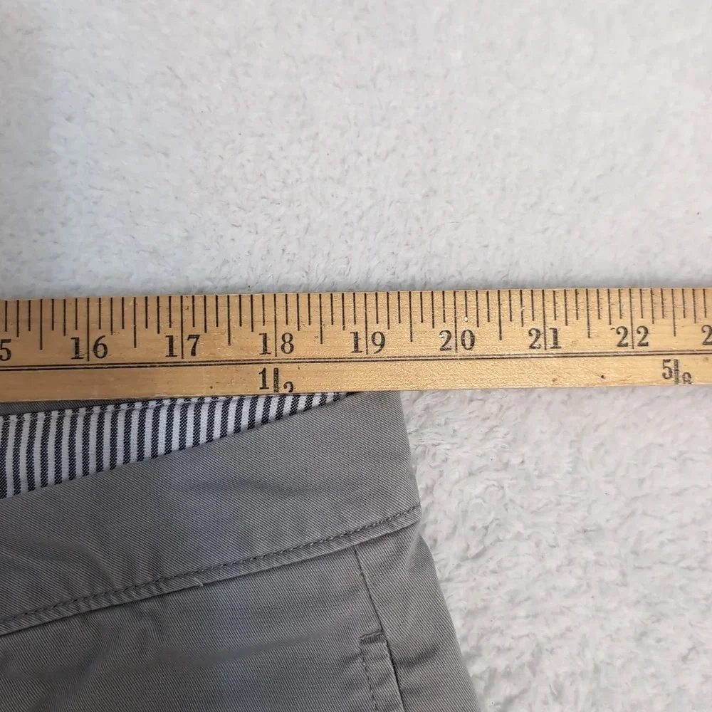 Untuckit Shorts Men's 38 Gray Flat Front‎ Zipper Pocket 9